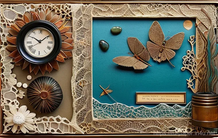 종이 아트 콜라주 기법 - Serene Harmony: A Meditative Composition**

"A beautifully balanced and serene paper collage art pie...