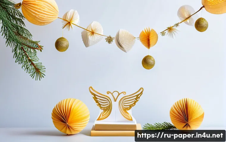 종이로 만든 크리스마스 장식 관련 이미지 1